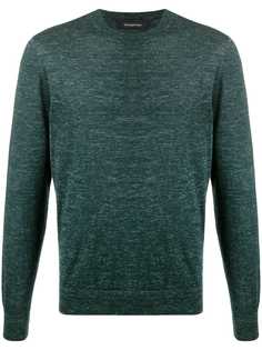 Ermenegildo Zegna джемпер узкого кроя с круглым вырезом