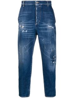 Dsquared2 джинсы с эффектом потертости