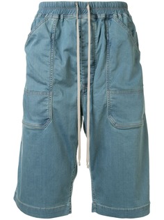 Rick Owens DRKSHDW джинсовые шорты с кулиской