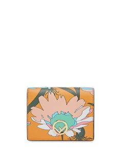 Fendi двухцветный маленький кошелек