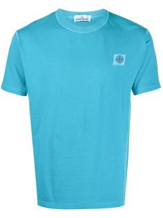 Stone Island футболка с круглым вырезом и логотипом