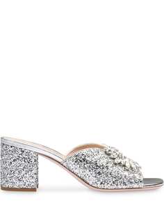 Miu Miu мюли с кристаллами