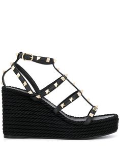 Valentino босоножки на платформе с отделкой Rockstud