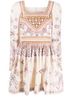 Ulla Johnson короткое платье с вышивкой