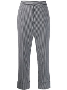 Thom Browne укороченные брюки в полоску