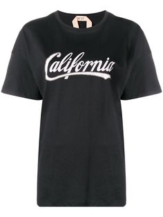 Nº21 футболка с принтом California