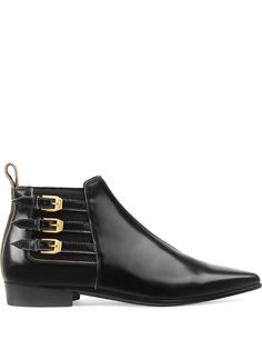 Gucci ботинки с пряжками
