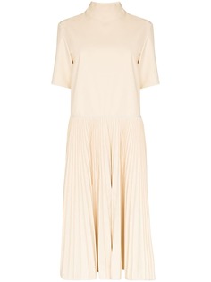 Jil Sander плиссированное платье Mycene