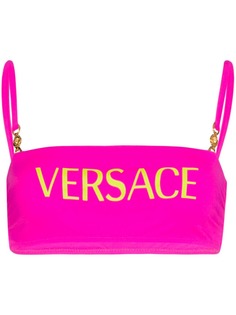 Versace лиф бикини с логотипом