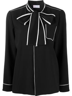 RedValentino блузка с бантом