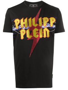 Philipp Plein футболка с принтом Bolt и логотипом