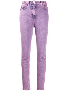 Balmain джинсы скинни с нашивкой-логотипом