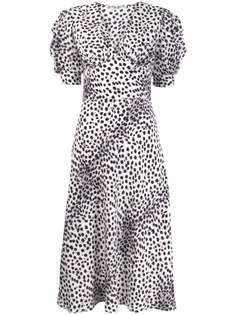 Ermanno Scervino платье миди с леопардовым принтом