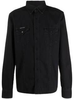 Philipp Plein джинсовая рубашка Gothic Plein