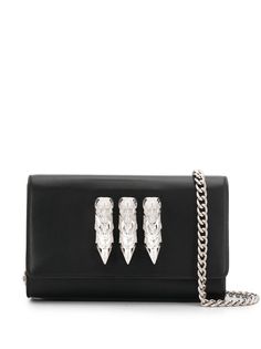 Philipp Plein клатч с декором Skull