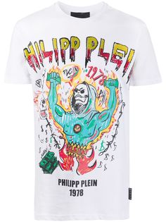 Philipp Plein футболка Kiss с короткими рукавами
