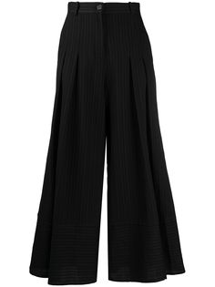 Pinko расклешенные брюки в полоску
