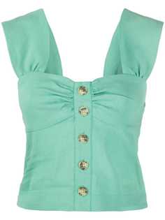 Pinko укороченный топ на пуговицах