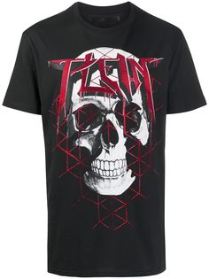 Philipp Plein футболка с принтом Skull и короткими рукавами