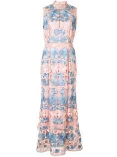 Marchesa Notte платье с цветочным узором