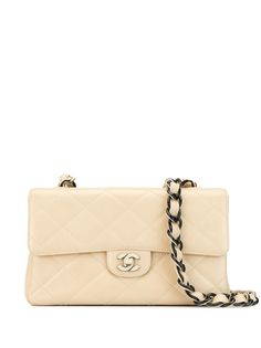 Chanel Pre-Owned стеганая сумка на плечо 2001-го года с логотипом СС