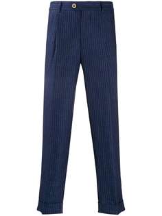 Brunello Cucinelli полосатые брюки