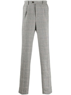 Brunello Cucinelli прямые брюки в ломаную клетку