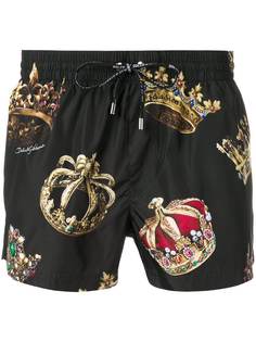 Dolce & Gabbana плавки-шорты с принтом