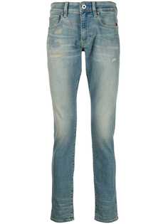 G-Star RAW джинсы скинни с эффектом потертости