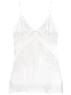 Ermanno Scervino топ с кружевными вставками