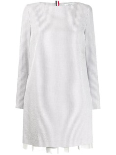 Thom Browne платье мини из сирсакера