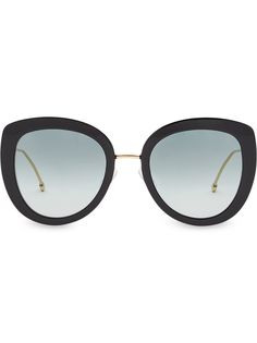 Fendi солнцезащитные очки F is Fendi в круглой оправе