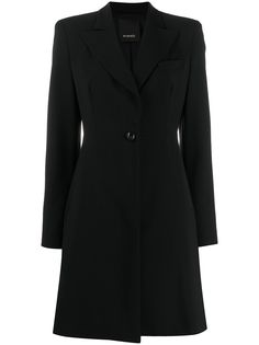 Pinko однобортное пальто строгого кроя