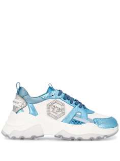 Philipp Plein двухцветные кроссовки Runner