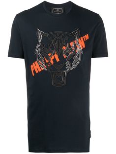 Philipp Plein футболка с короткими рукавами и нашивкой