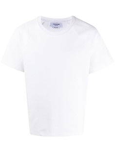 Thom Browne футболка с отделкой в полоску