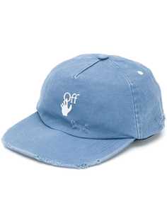 Off-White бейсболка с вышитым логотипом