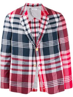 Thom Browne блейзер в клетку