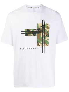 Blackbarrett футболка с принтом