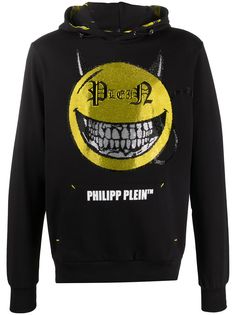 Philipp Plein худи с декором Evil Smile