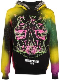 Philipp Plein худи с принтом граффити