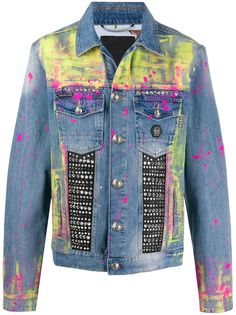 Philipp Plein джинсовая куртка Gothic Plein