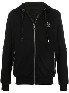 Philipp Plein худи на молнии с логотипом
