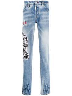Philipp Plein джинсы с вышивкой