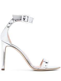 Giuseppe Zanotti босоножки с эффектом металлик