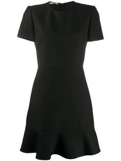 Stella McCartney короткое платье с оборками на подоле