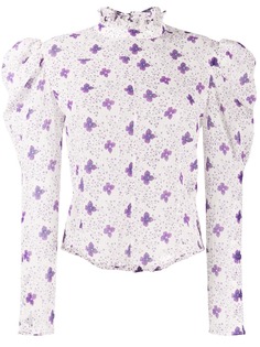 Isabel Marant блузка Emsley с цветочным принтом