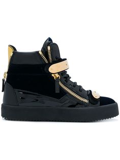 Giuseppe Zanotti кроссовки с застежкой на липучки Cody