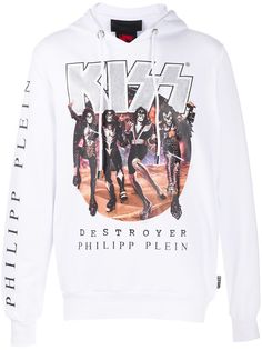 Philipp Plein худи с декорированным принтом