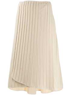 Jil Sander юбка миди асимметричного кроя